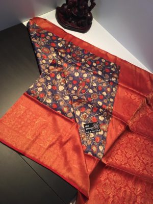 lite weight kubera pattu sarees with blouse (12)