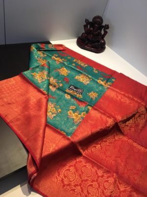lite weight kubera pattu sarees with blouse (16)
