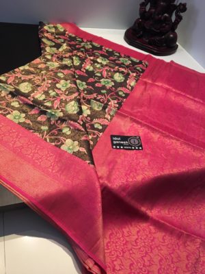 lite weight kubera pattu sarees with blouse (17)
