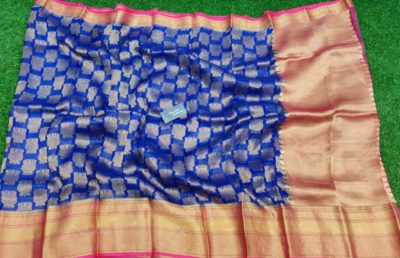 pure Kanchi organza silk sarees with blouse (5)