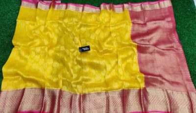pure Kanchi organza silk sarees with blouse (7)