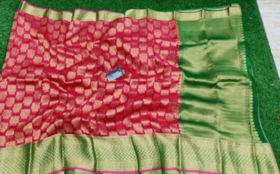 pure Kanchi organza silk sarees with blouse (8)