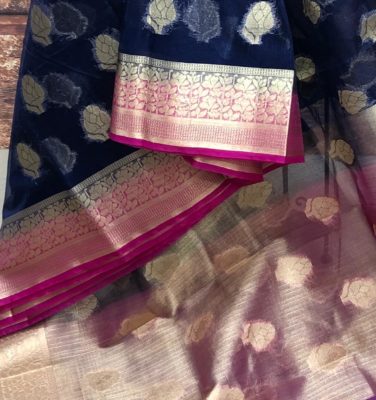 pure kora sarees handloom with blouse (12)