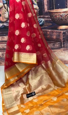 pure kora sarees handloom with blouse (19)