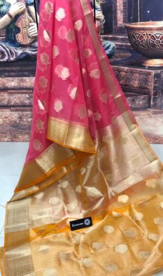pure kora sarees handloom with blouse (2)