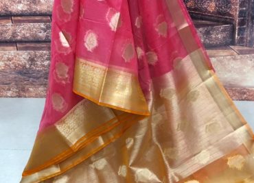 pure kora sarees handloom with blouse (2)