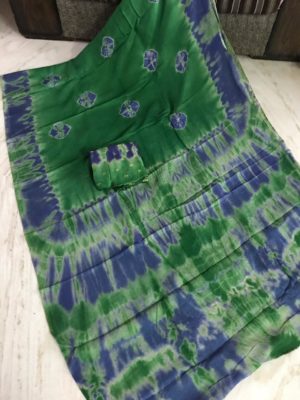 pure uppada jute silk sarees with shibori print (5)