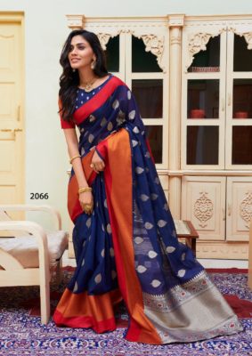 soft linen silk sarees with blouse (2)