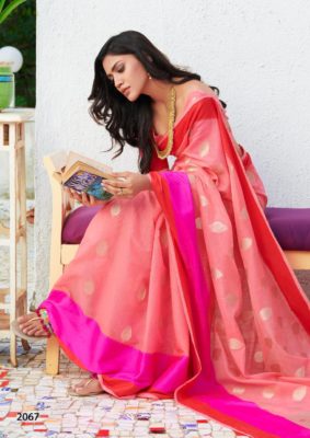 soft linen silk sarees with blouse (4)