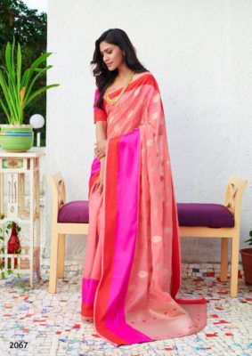 soft linen silk sarees with blouse (8)