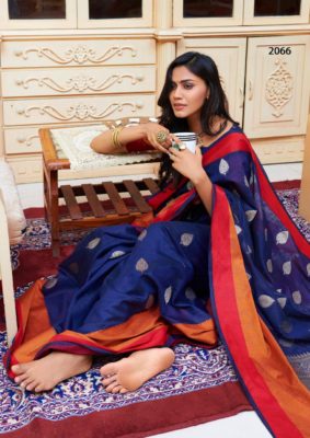 soft linen silk sarees with blouse (9)