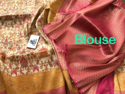 Banarasi soft silk sarees woth blouse (1)