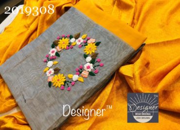 Chanderi silk handwork dress materials (1)