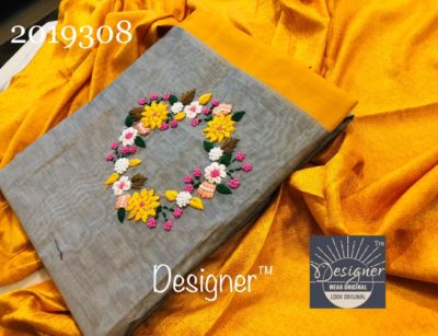 Chanderi silk handwork dress materials (1)