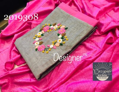 Chanderi silk handwork dress materials (4)