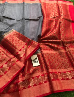 Handloom pure benaras dupion silk sarees (11)