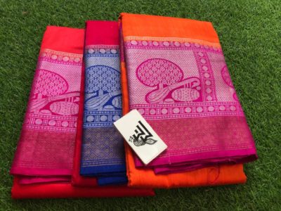 Handloom pure benaras dupion silk sarees (5)