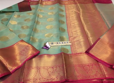Kora muslin sarees with kanchi border (7)