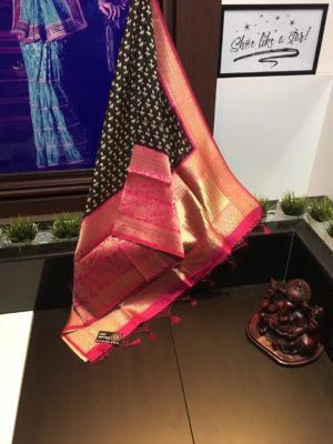 Lite weight jute pattu sarees with blouse (16)