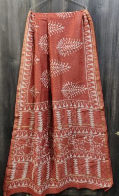 Pure chanderi silk sarees with blouse (15)