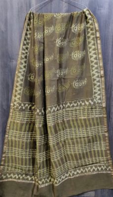 Pure chanderi silk sarees with blouse (22)