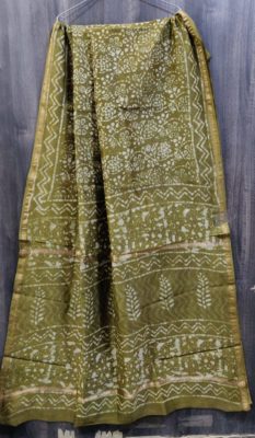 Pure chanderi silk sarees with blouse (29)