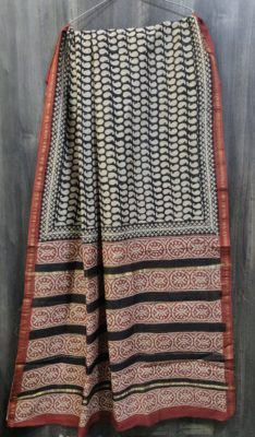 Pure chanderi silk sarees with blouse (6)