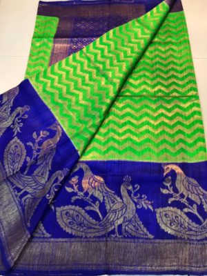 Pure dupion silk sarees with blouse (8)