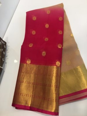 Pure handloom organza silk sarees with kanchi border (8)