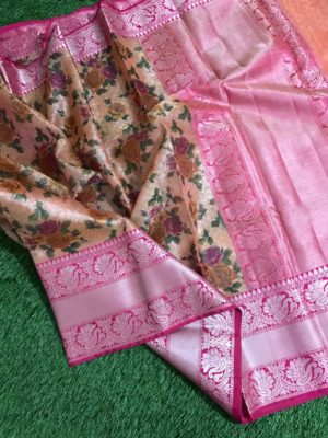 Pure kanchi organza self jacquard sarees (3)