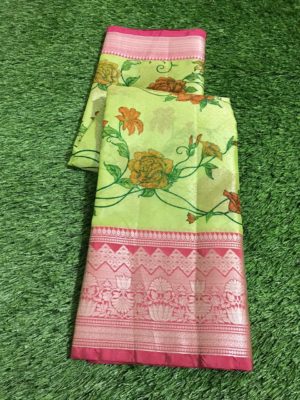 Pure kanchi organza self jacquard sarees (6)