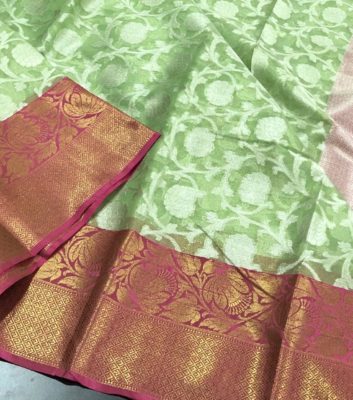 Pure kora weaving handloom sarees (3)