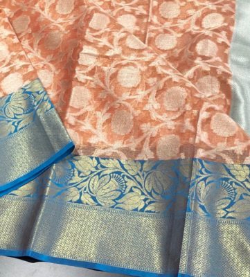 Pure kora weaving handloom sarees (7)