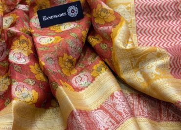 Pure organza sarees with brocade blouse (3)