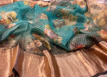 Pure silk organza digital print sarees (3)