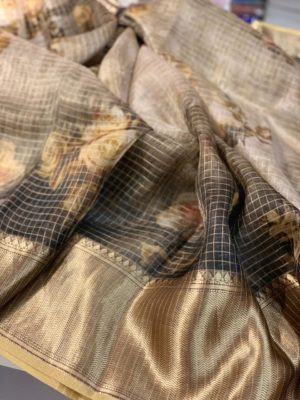 Pure silk organza digital print sarees (5)