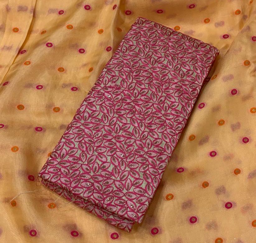 Pure viscose jute sarees with blouse (7)
