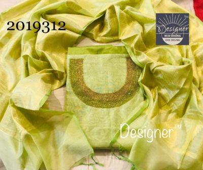 Rich chanderi silk handwork dress materials (2)