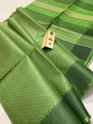 Tussar silk weaving sarees with blouse (1)