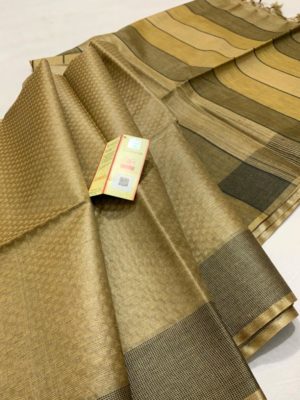 Tussar silk weaving sarees with blouse (13)