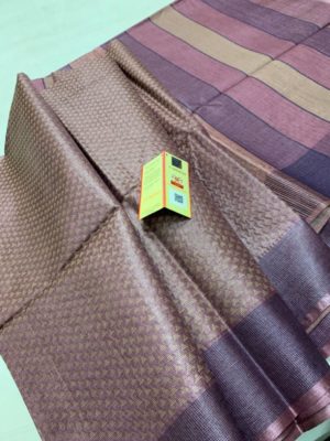 Tussar silk weaving sarees with blouse (16)