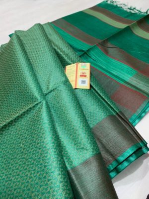 Tussar silk weaving sarees with blouse (17)