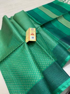 Tussar silk weaving sarees with blouse (21)