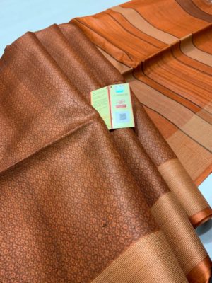 Tussar silk weaving sarees with blouse (4)