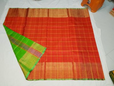 Uppada pattu balu checks sarees with blouse (12)