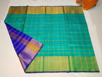 Uppada pattu balu checks sarees with blouse (16)