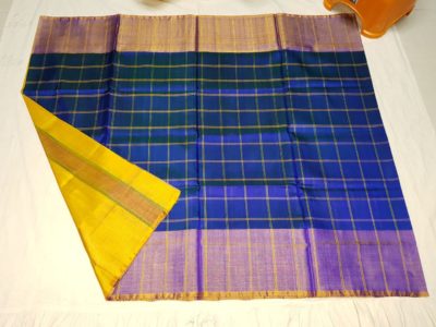 Uppada pattu balu checks sarees with blouse (18)