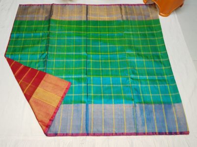 Uppada pattu balu checks sarees with blouse (19)