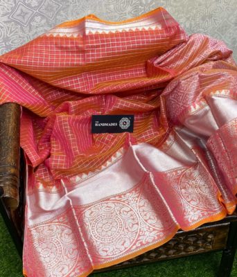 handloom chanderi silk sarees with border (4)