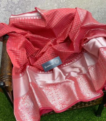 handloom chanderi silk sarees with border (6)